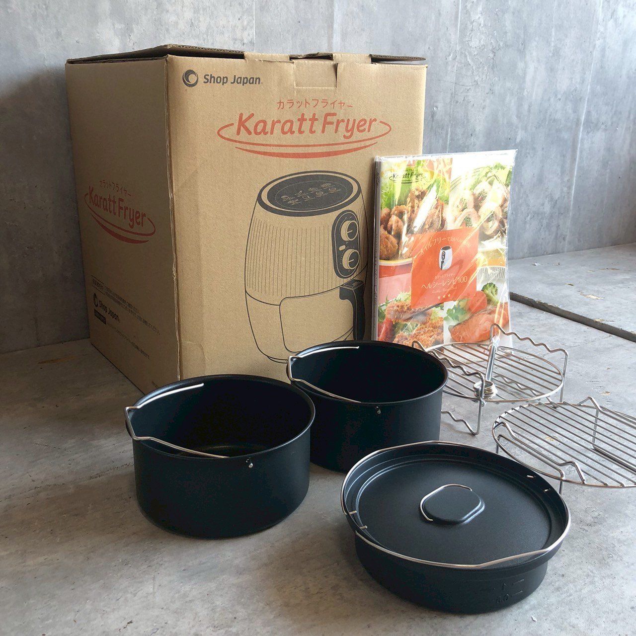 専用付属品多数♪】ショップジャパン カラットフライヤー KRFWS01 油