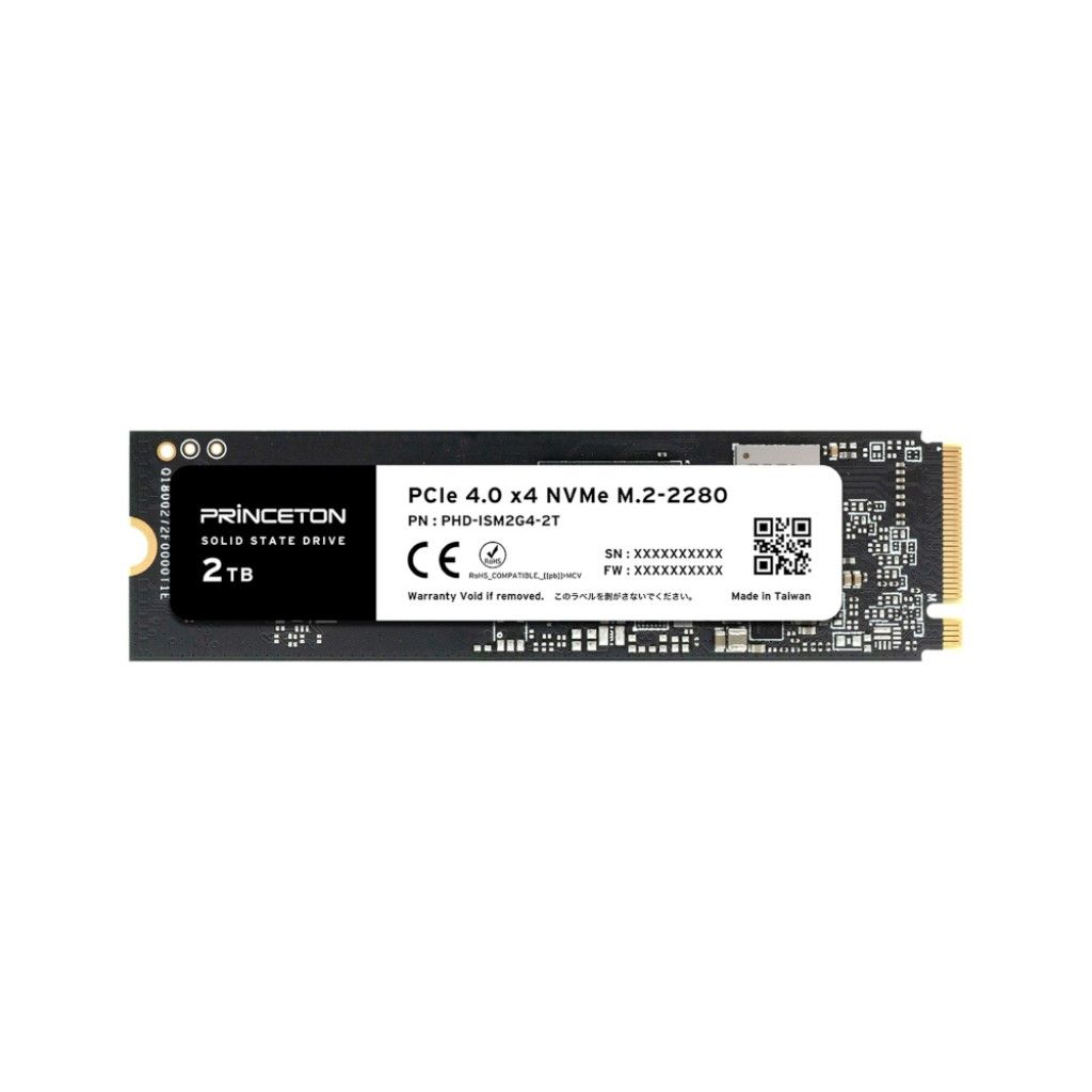 【新品/在庫あり】プリンストン M.2 PCIe4.0x4 NVMe 対応 内蔵型SSD 2TB PHD-ISM2G4-2T