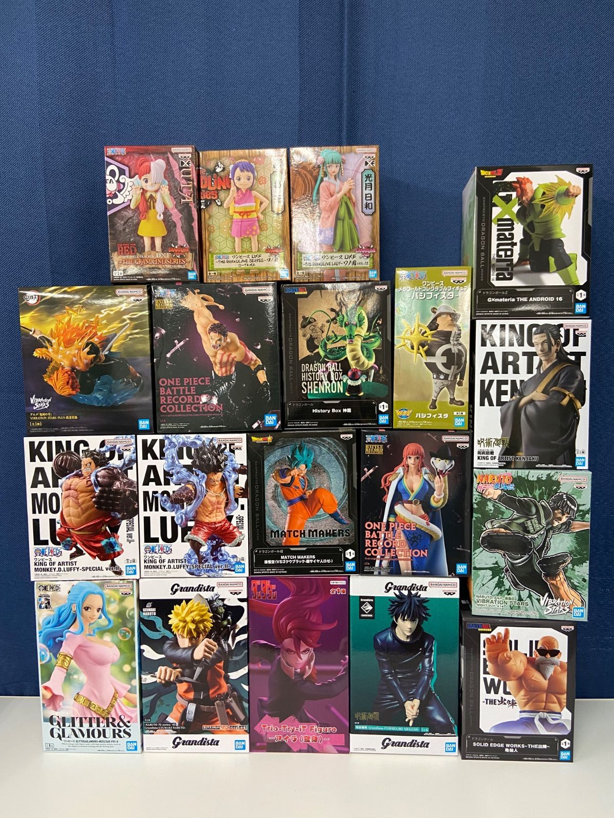 ジャンプ フィギュア まとめ ワンピース 鬼滅の刃 ナルト ドラゴンボール 他 （ME28-4313）