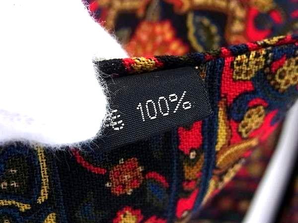 ChristianDior クリスチャンディオール ウール100％ 総柄 マフラー