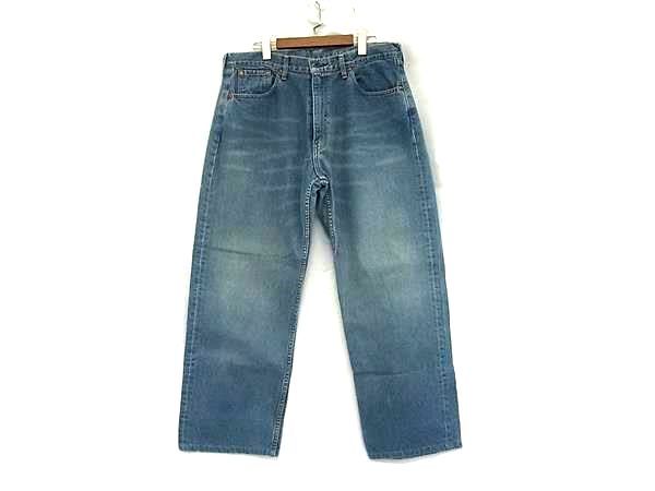 ■美品■ Levi's リーバイス 504コットン100％ ジーンズ デニムパンツ ボトムス 表記サイズ W36 L36 洋服 ブルー系 DM9713