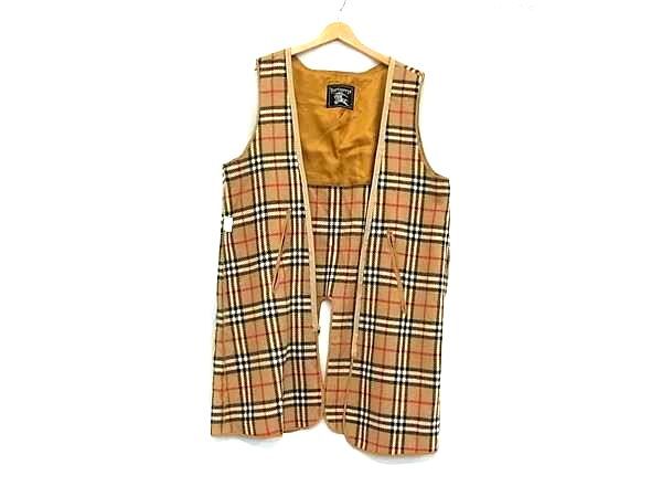 Burberrys バーバリーズ ノバチェック ウール100％ ライナーのみ ベスト アウター 上着 洋服 レディース ベージュ系 DM9811 4,384円