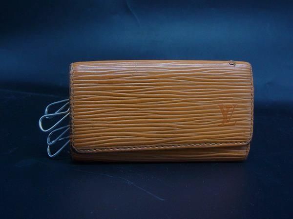 LOUIS VUITTON ルイヴィトン M6382H エピ ミュルティクレ4 4連 キーケース 鍵入れ レディース メンズ オレンジ系 DN0813