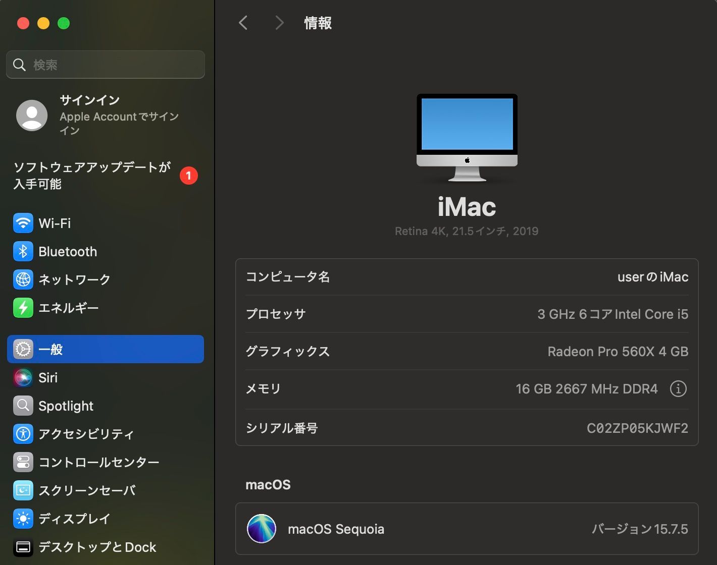 iMac Retina 4K 2019 1.03TB 16GB Cランク - メルカリ
