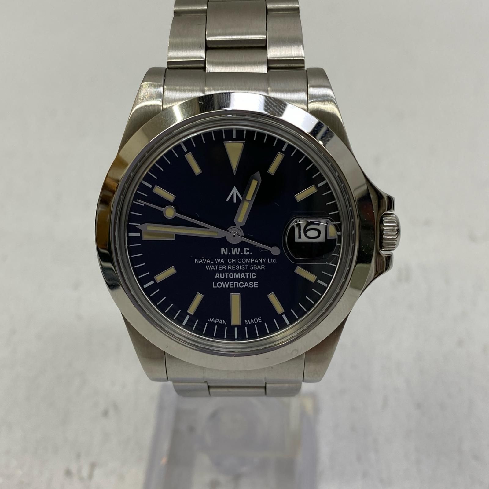 【加古川店】 中古 腕時計 Produced By LOWERCASE NH35-V0B0 ブランド名:NAVAL シルバー 【131】