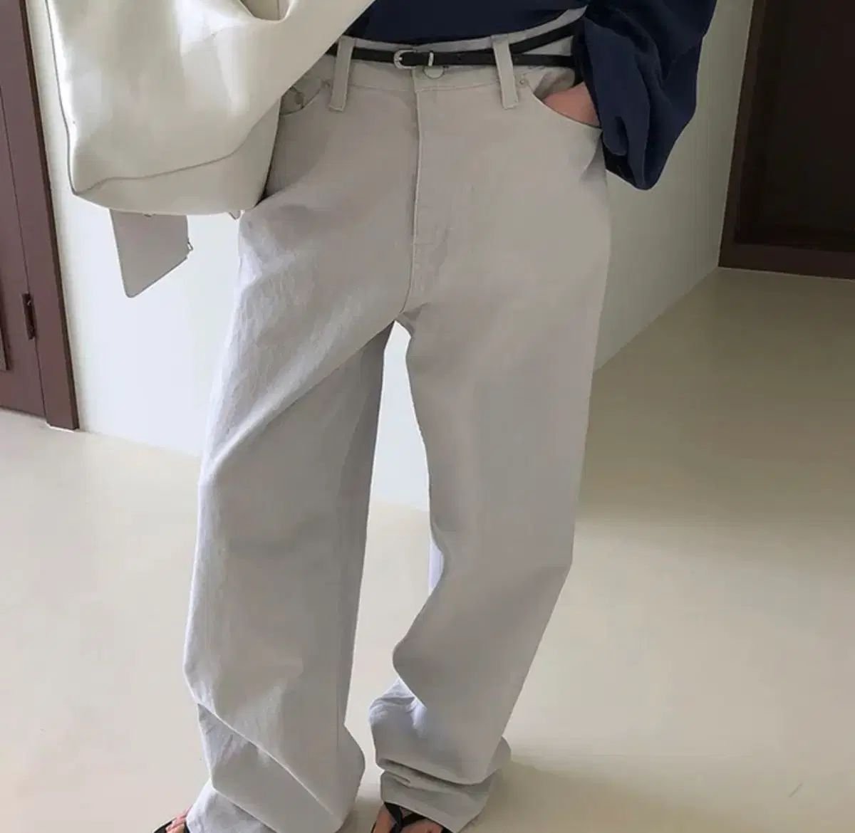 メイビーベイビー Ashford Pants ペイルグレー(s)