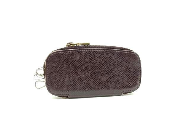 LOUIS VUITTON ルイヴィトン M30606 タイガ ミュルティクレ ガレ 4連 キーケース 鍵入れ メンズ ブラウン系 DM8191