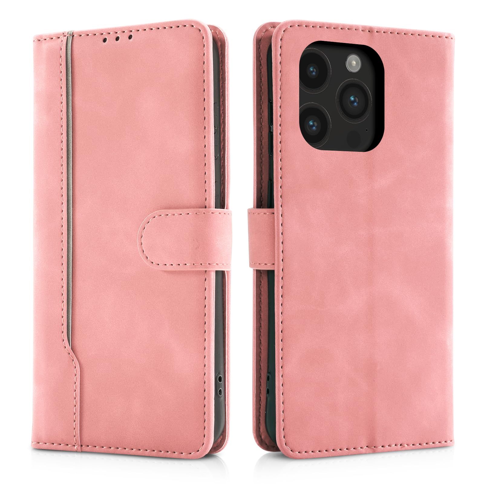 Brand New [CASAFUNY] iPhone 15 Pro Max Case, Handbook Type, Shockproof, High Quality PU Leather, Cell Phone Case, Popular, iPhone 15 Pro Max Case, Notebook Type, Stylish, Stylish, Cell Phone Cover, Simple, Stylish, Lightweight, Smartphone Case, Card Pocket Mug