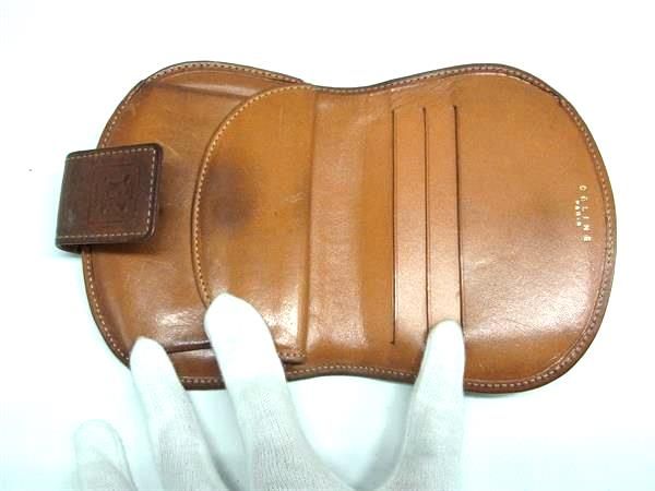 CELINE セリーヌ マカダム レザー 二つ折り 財布 ウォレット 札入れ