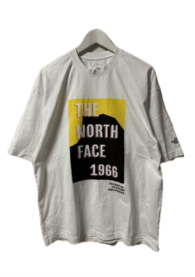 ザノースフェイス THE NORTH FACE プリント Tシャツ L ホワイト 半袖 カットソー トップス