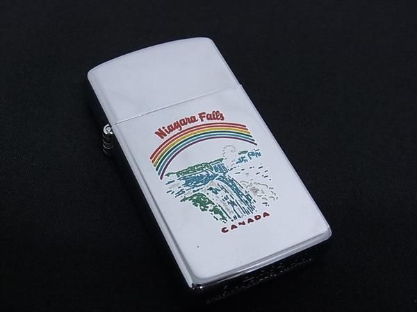 ZIPPO ジッポー ヴィンテージ 1988年製 ナイアガラの滝 高級ライター オイルライター 喫煙グッズ 喫煙具 シルバー系 DN1567