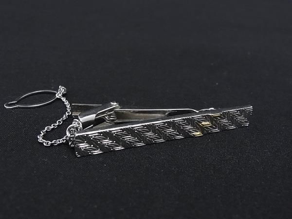 LONGINES ロンジン ネクタイピン タイクリップ アクセサリー ビジネス 紳士 メンズ シルバー系×ゴールド系 DN1873