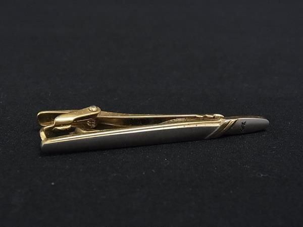YVESSAINTLAURENT イヴサンローラン ネクタイピン タイクリップ アクセサリー ビジネス 紳士 メンズ ゴールド系×シルバー系 DN1959