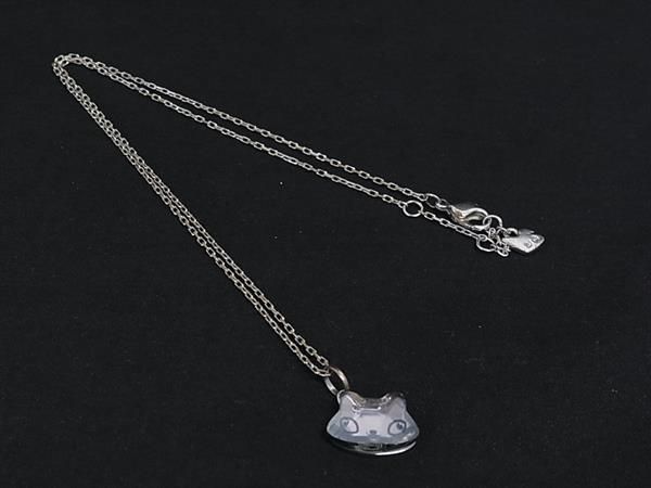 SWAROVSKI スワロフスキー クリスタル キャット 猫 ネックレス ペンダント アクセサリー レディース シルバー系 DN1961