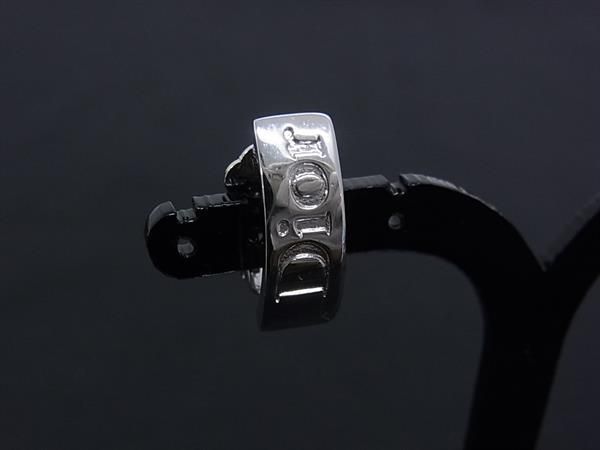 ■美品■ ChristianDior クリスチャンディオール 片耳のみ クリップ式 イヤリング アクセサリー レディース シルバー系 DN1936