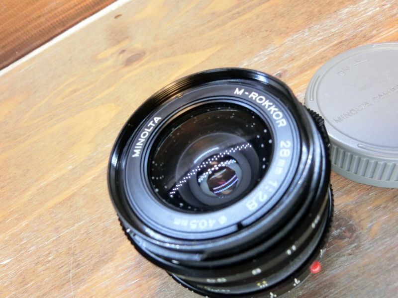 rokkor　レンズまとめ売り　オールドレンズ　MINOLTA ミノルタ 7944 ミノルタ MINOLTA M-ROKKOR 28mm 2.8 Mマウント 広角レンズ