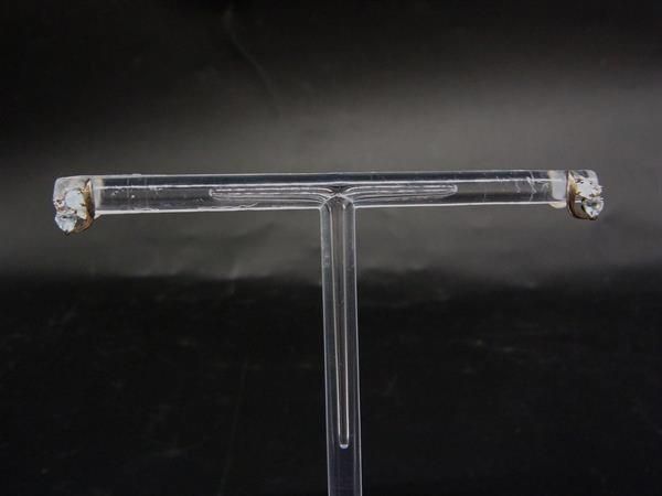 SV950 ラインストーン ピアス アクセサリー レディース シルバー系×クリア DN1074