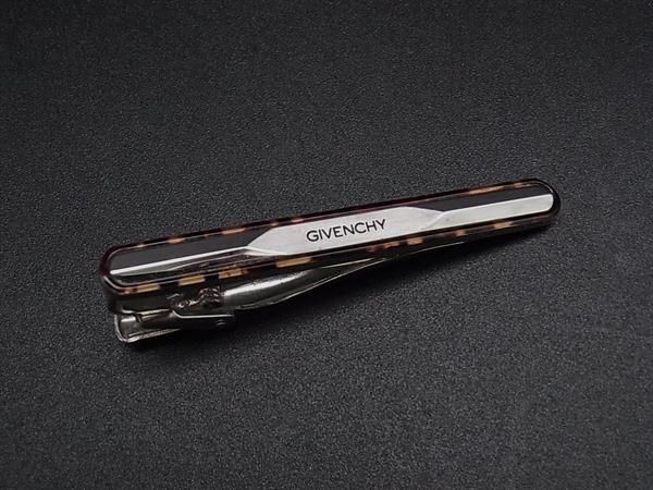 ■美品■ GIVENCHY ジバンシィ タイクリップ ネクタイピン アクセサリー メンズ シルバー系 DM8236