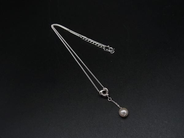 ■美品■ TASAKI タサキ アコヤ真珠 パール 約6mm SV925 ネックレス ペンダント アクセサリー シルバー系 DM8238