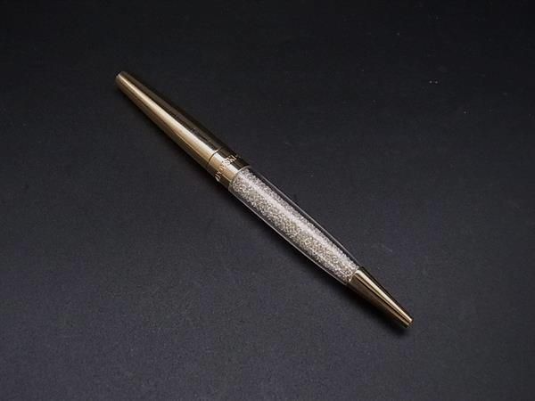 SWAROVSKI スワロフスキー ツイスト式 ボールペン 筆記用具 文房具 ステーショナリー ゴールド系 DM8265
