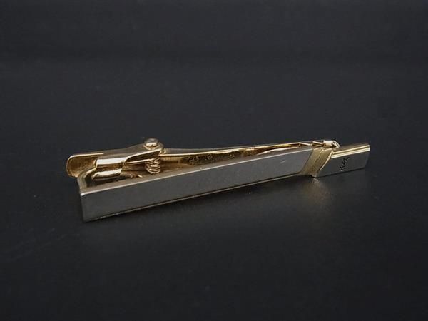 YVESSAINTLAURENT イヴサンローラン タイクリップ ネクタイピン アクセサリー メンズ シルバー系×ゴールド系 DM8294