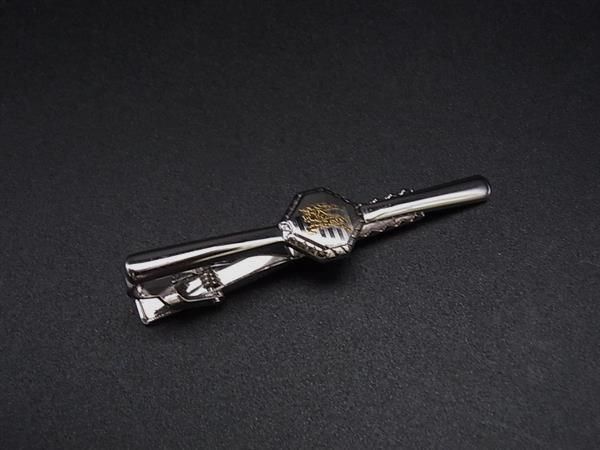 ■美品■ Burberrys バーバリーズ タイクリップ ネクタイピン アクセサリー メンズ シルバー系 DM8336