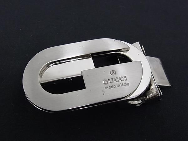 ■美品■ GUCCI グッチ バックルのみ ベルトバックル ベルト金具 メンズ レディース シルバー系 DN2493