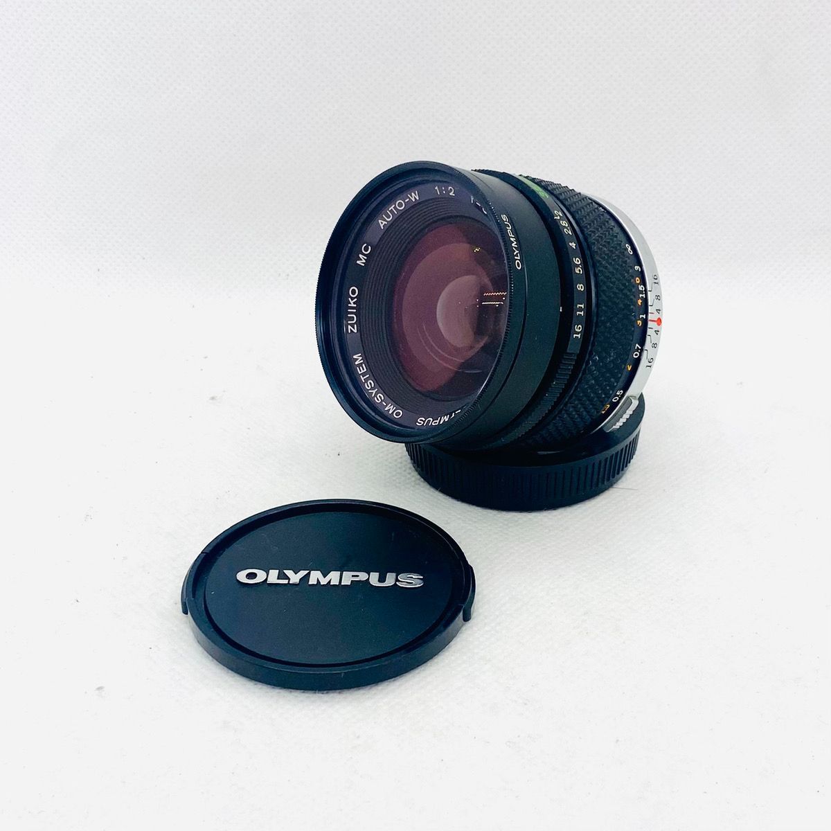 OLYMPUS オリンパス OM-SYSTEM ZUIKO MC AUTO-W 35mm F2 レンズ　分解清掃済み♪ 8,640円