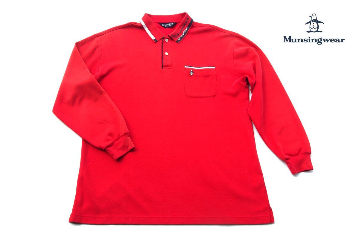 マンシングウェア Munsingwear 中古 長袖 ポロシャツ グランドスラム