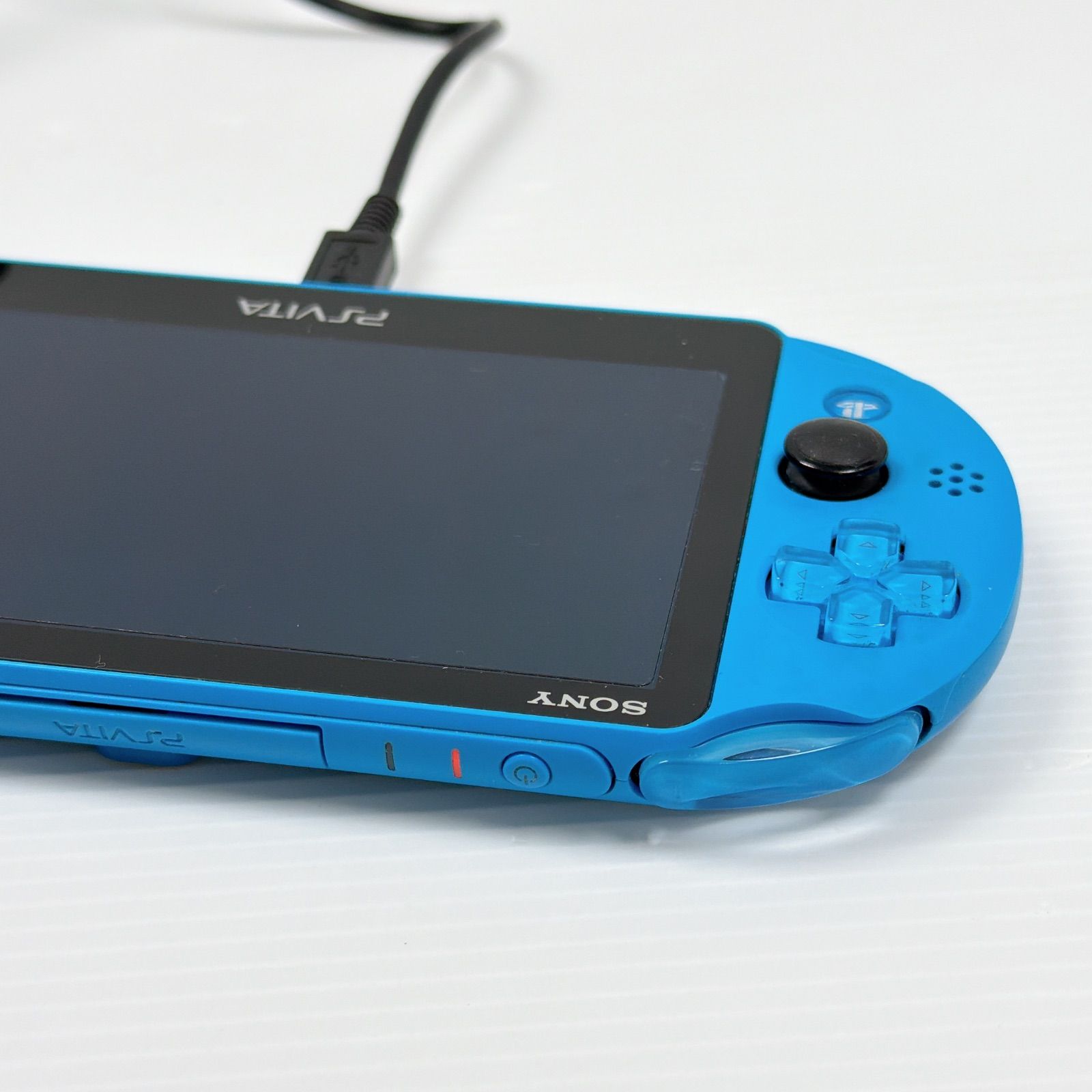 美品 PSVITA PCH 2000 アクアブルー PlayStation Vita FW3.74 遊べる