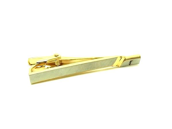 YVESSAINTLAURENT イヴサンローラン タイクリップ ネクタイピン アクセサリー シルバー系×ゴールド系 DM8351