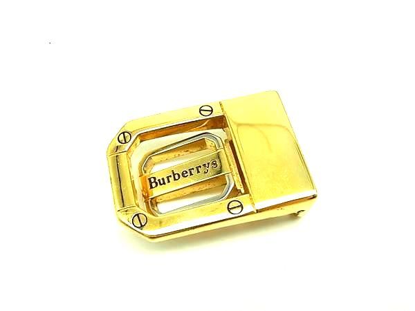 Burberrys バーバリーズ バックルのみ ベルトバックル ベルト用金具 ゴールド系 DM8358