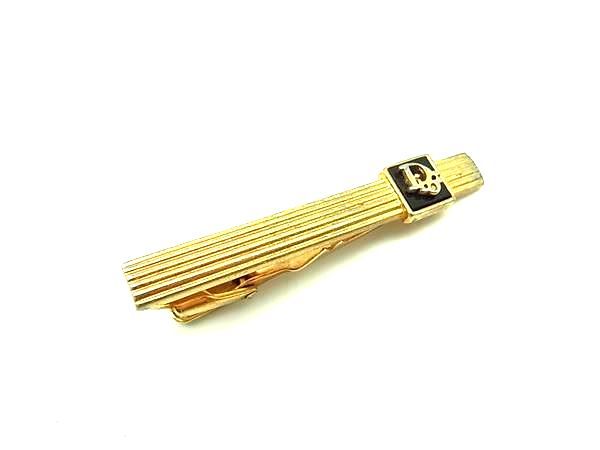 ChristianDior クリスチャンディオール タイクリップ ネクタイピン アクセサリー メンズ ゴールド系 DM8364
