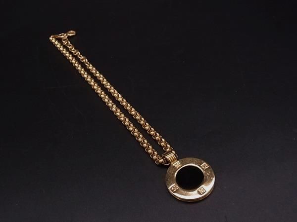 GIVENCHY ジバンシィ ヴィンテージ ネックレス ペンダント アクセサリー レディース ゴールド系×ブラック系 DM8392 4,439円