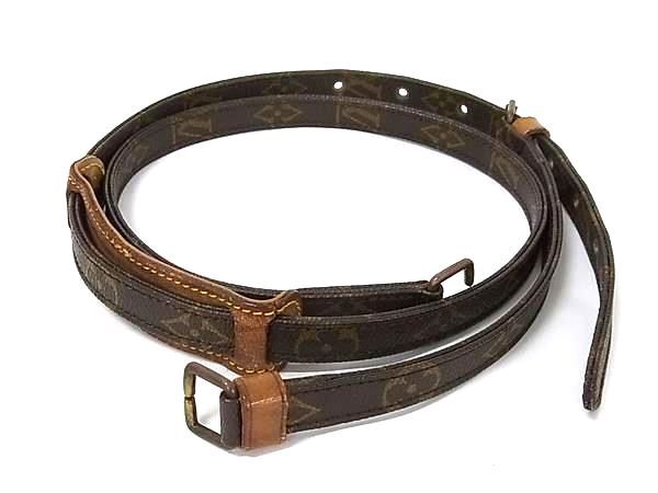 LOUIS VUITTON ルイヴィトン モノグラム バッグ用 クロスボディ ショルダーストラップ 斜め掛け 肩掛け ブラウン系 DD9822