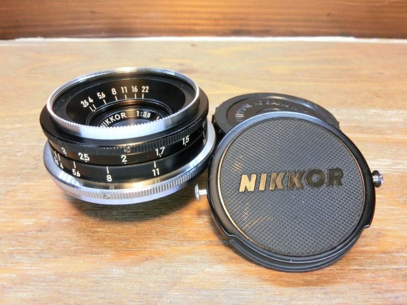 7950 Nikon W-NIKKOR 2.8cm 3.5 Sマウント オールドレンズ 広角レンズ