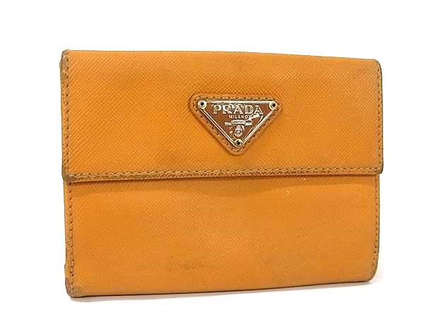 PRADA プラダ サフィアーノレザー 二つ折り 財布 ウォレット 小銭入れ