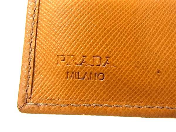 PRADA プラダ サフィアーノレザー 二つ折り 財布 ウォレット 小銭入れ