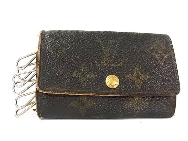 LOUIS VUITTON ルイヴィトン M62630 モノグラム ミュルティクレ6 6連 キーケース 鍵入れ レディース メンズ ブラウン系 DN2782