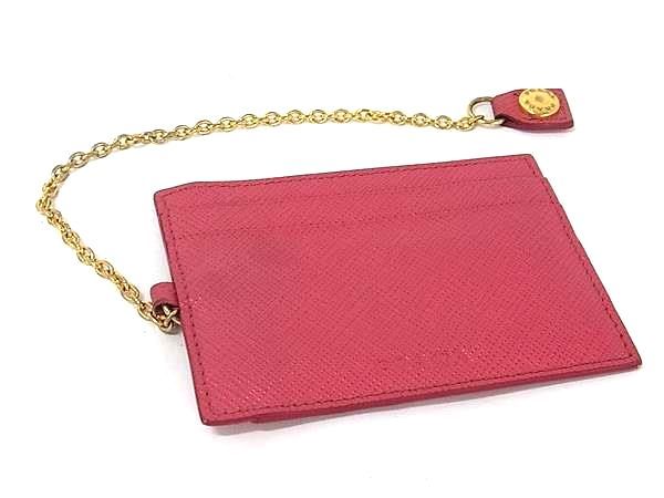 PRADA プラダ サフィアーノレザー パスケース 定期入れ カードケース