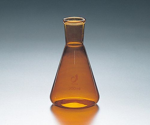 新品 クライミング TS三角フラスコ 茶 透明摺合 300mL 24/40 61-0031-98/CL0103-04-41