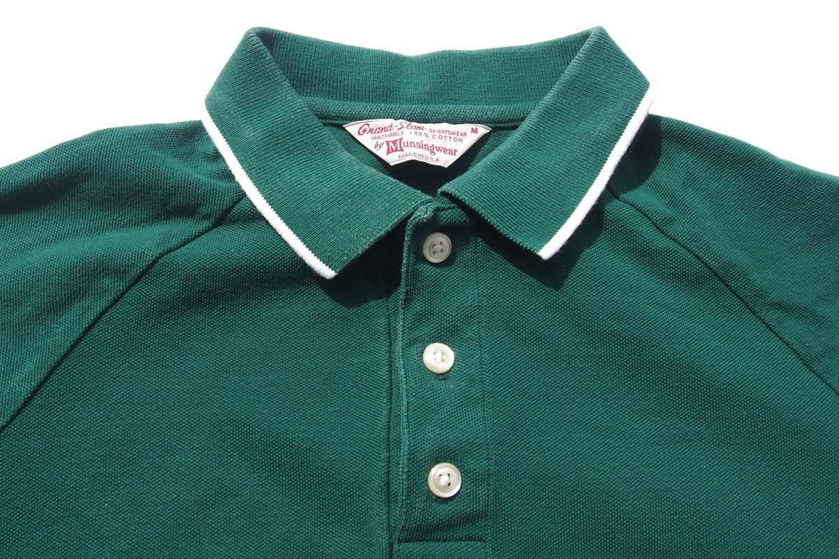 ❤【レア希少】Munsingwear Grandslam ポロ　ライトグリーン ❤【レア希少】Munsingwear Grandslam ポロ ライトグリーン ゴルフ