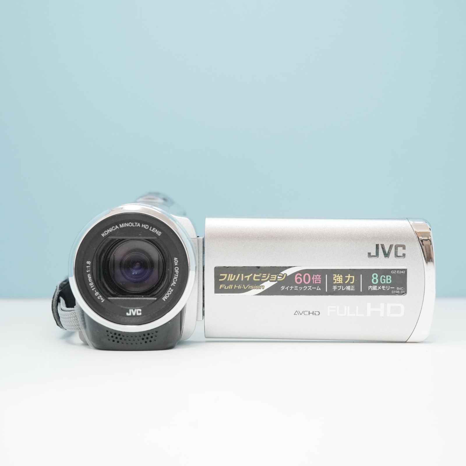 JVC GZ-E242-S ビデオカメラ スマホ転送OK フルセット a6467 - メルカリ