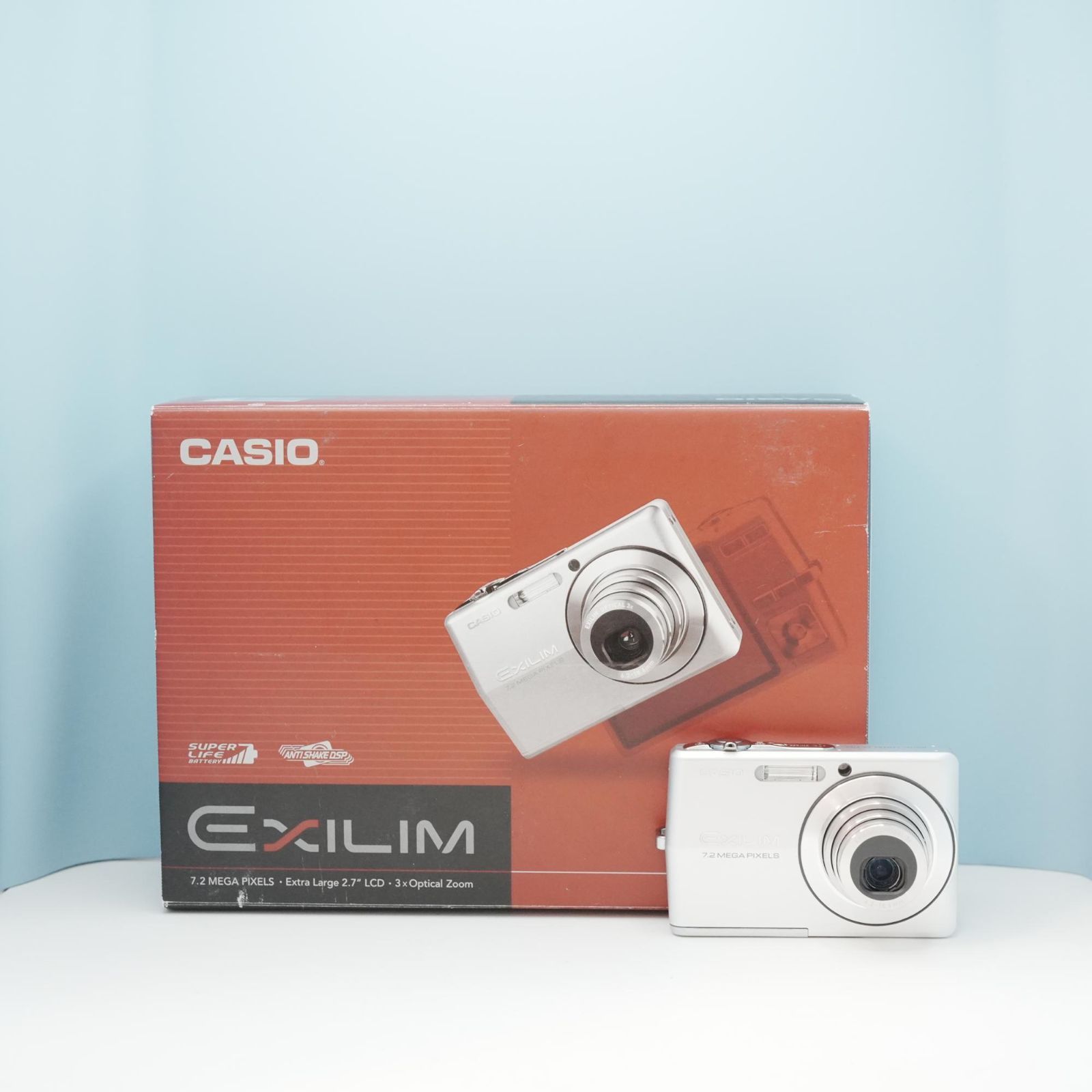 CASIO EXILIM EX-Z700 デジカメ スマホ転送OK フルセット 美品 a6477