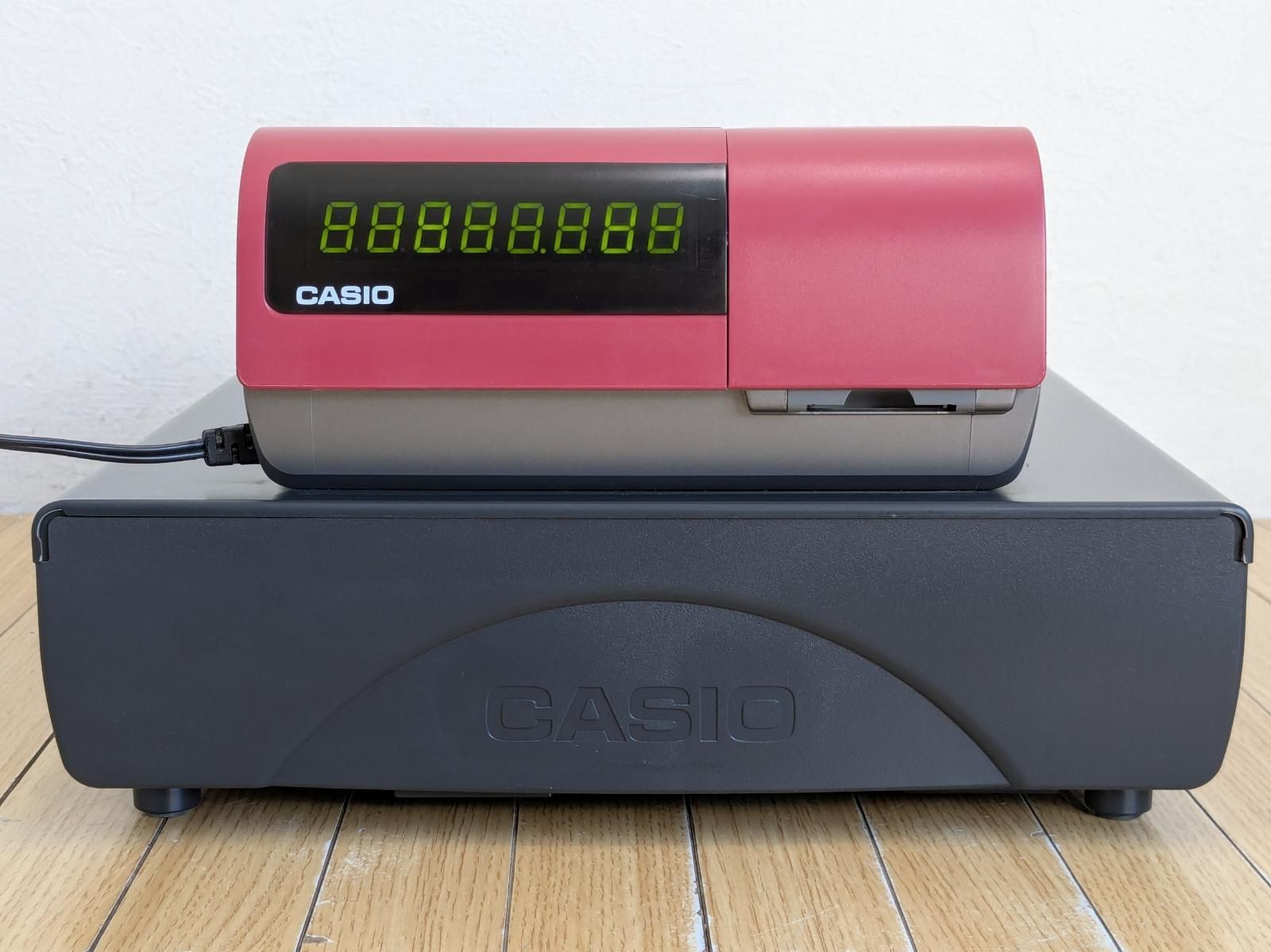 CASIO カシオ レジスターTE-300 領収書発行機能 10部門 赤 - メルカリ