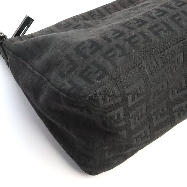 フェンディ FENDI ズッキーノ ミニショルダーバッグ ブラック ナイロン