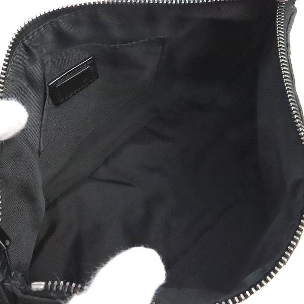 フェンディ FENDI ズッキーノ ミニショルダーバッグ ブラック ナイロン