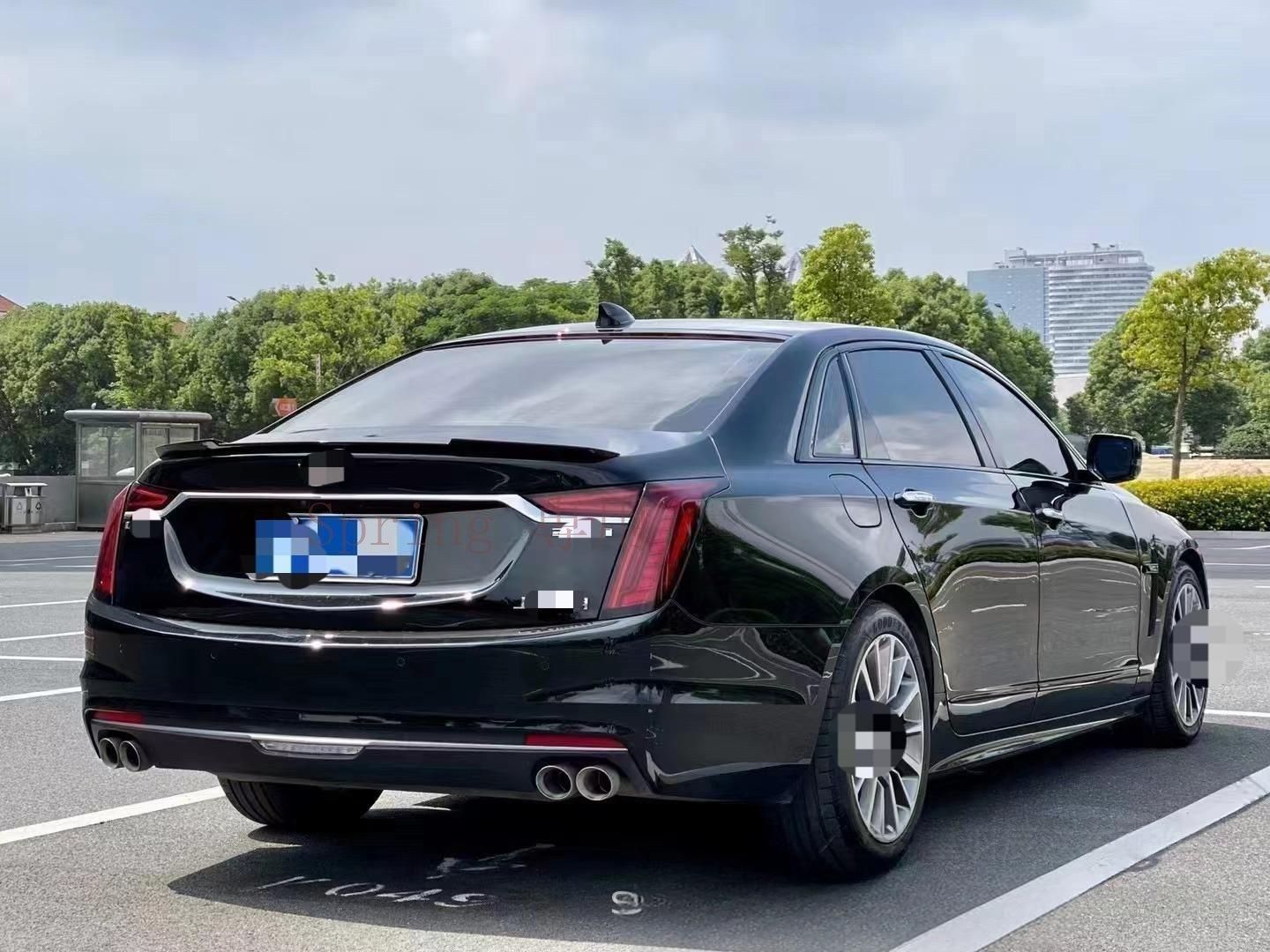 キャデラック CT6 22年モデル対応 スポーツリアウィング ブラックウィング ABS製 刀鋒デザイン ルーフスポイラー 車体強調 高級感アップ F