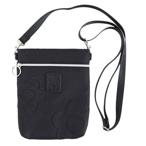 MARY QUANT (マリークヮント) ショルダーポーチ (ブラック) スマホショルダー スマホポーチ ポシェット ポケットプラス (約19cm×13cm×2cm) 000846-0001-02Y c7ae4f4b