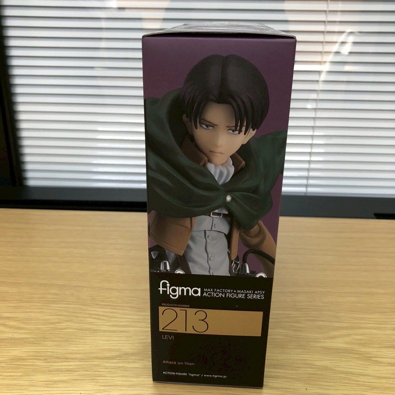未開封保管品】figma 進撃の巨人 213 リヴァイ フィギュア 一番くじ